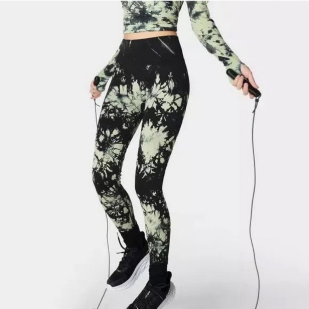 Sweaty Betty Nwt Womens Seamless Tie Dye Workout Athletic Yoga Leggings Size XS
